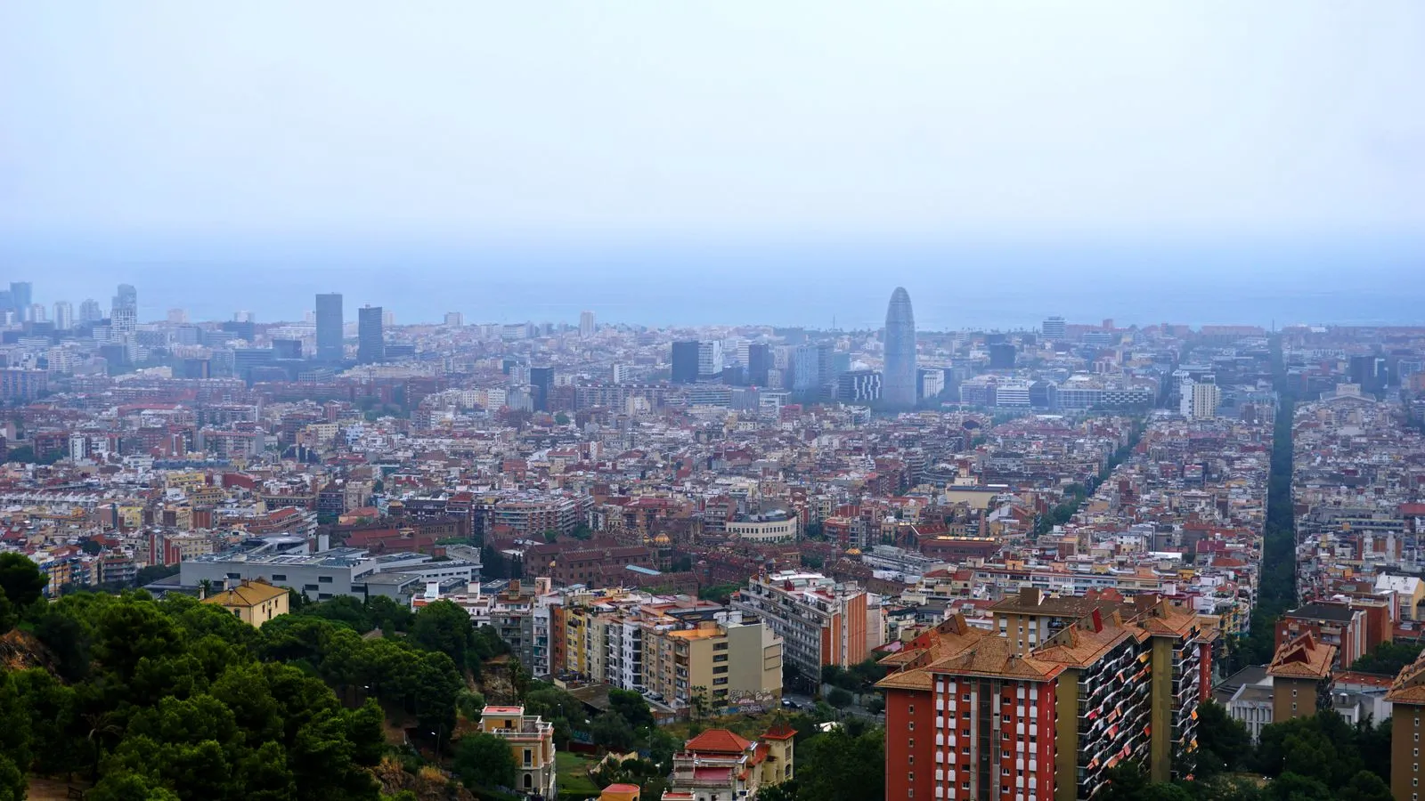 Barcelona skyline